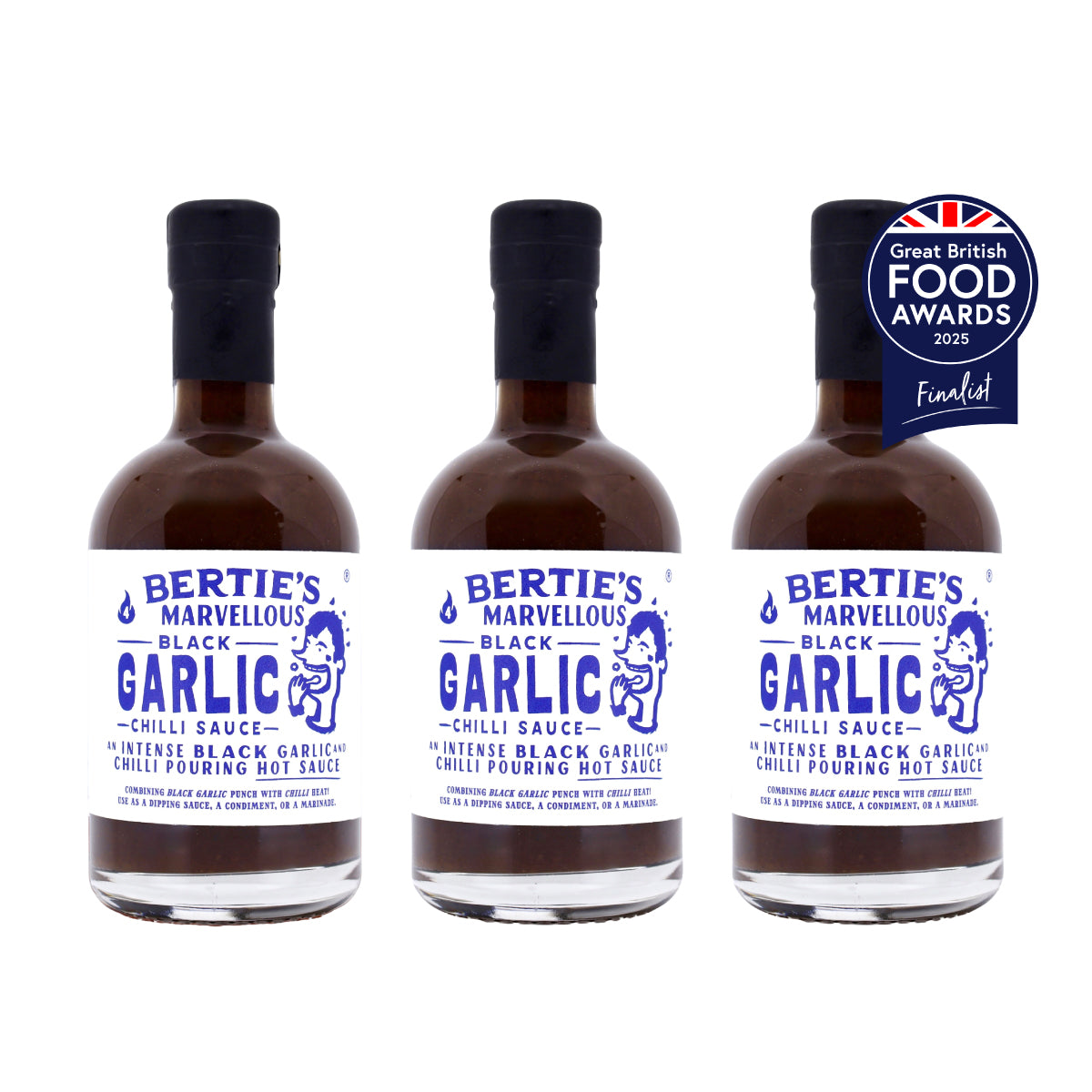 Black Garlic Chilli Sauce 3 Pack