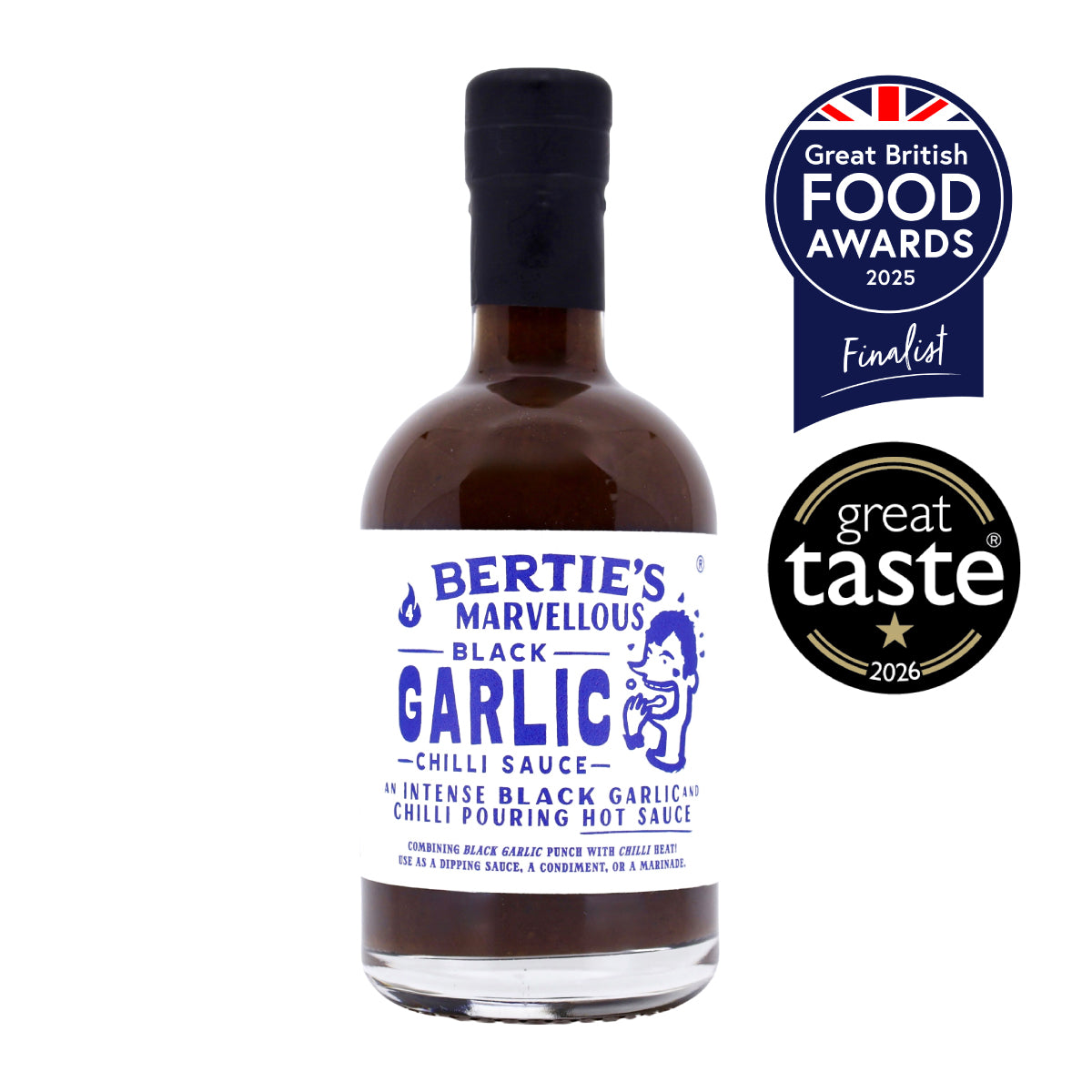 Bertie's Marvellous Black Garlic Chilli Sauce
