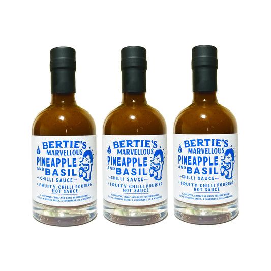 Pineapple & Basil Chilli Sauce 3 Pack with FREE Tote