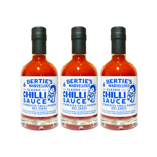 Classic Fermented Chilli Sauce 3 Pack with FREE Tote