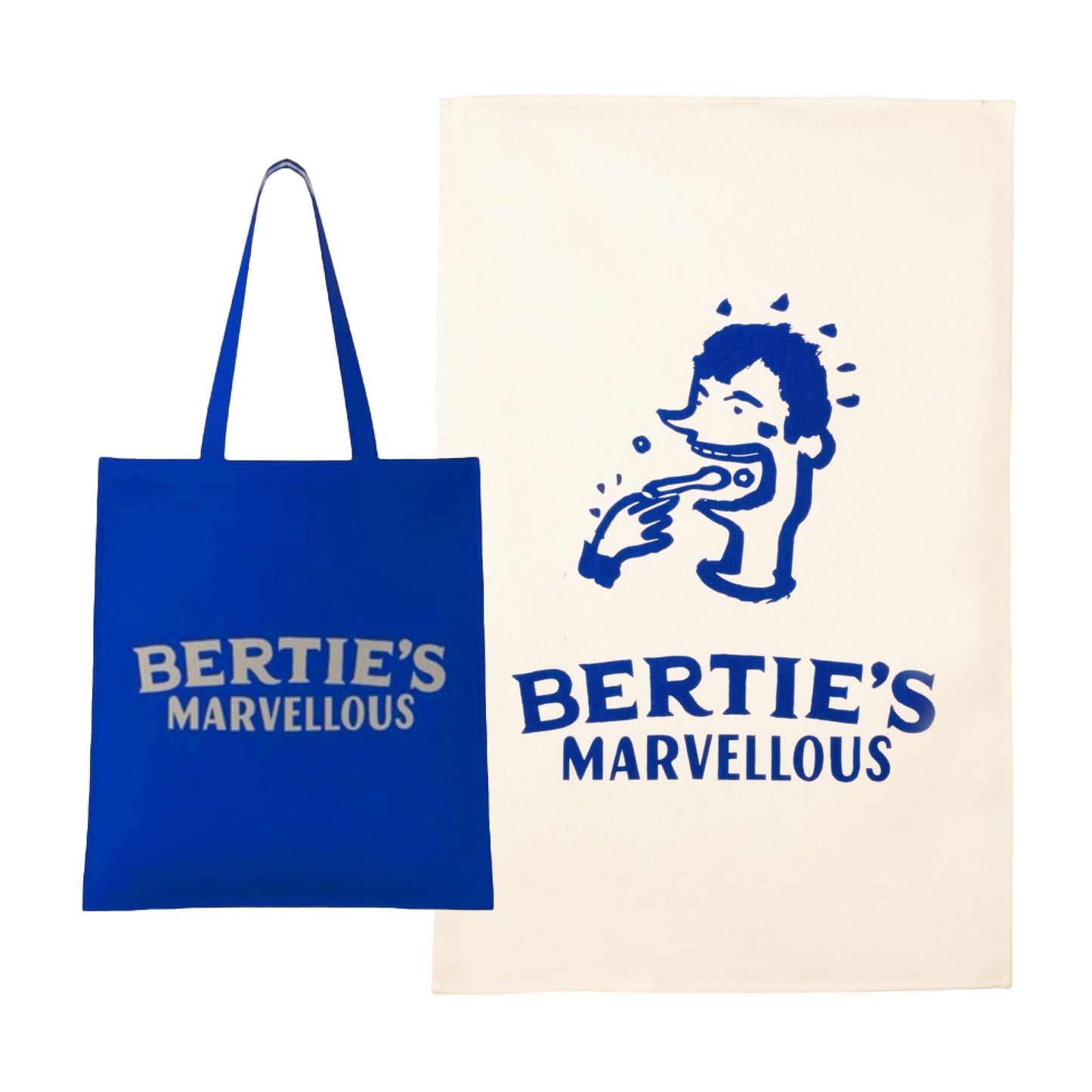 Bertie's Marvellous Tote Bag & Tea Towel Set